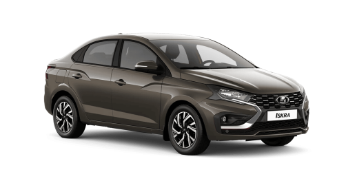 Золотисто-коричневая LADA iskra седан