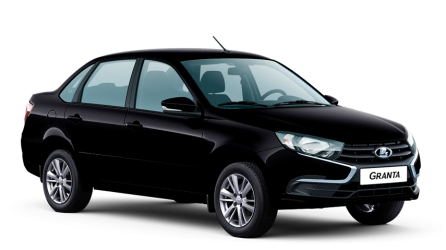 Черная LADA Granta Седан