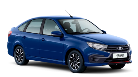 Синяя LADA Granta Sportline Лифтбек