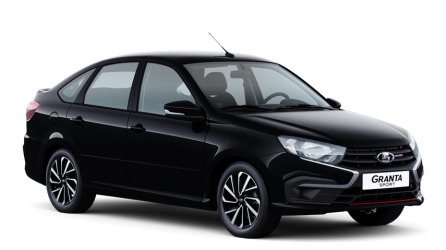 Черная LADA Granta Sport [Спорт] Лифтбек
