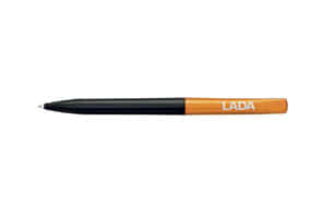Ручка черная с оранжевым