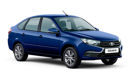 Синяя LADA Granta Лифтбек