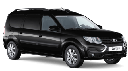 Черная LADA Largus фургон
