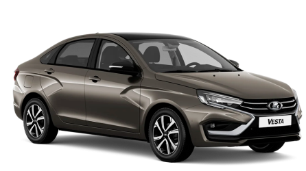 Золотисто-коричневая LADA Vesta Седан
