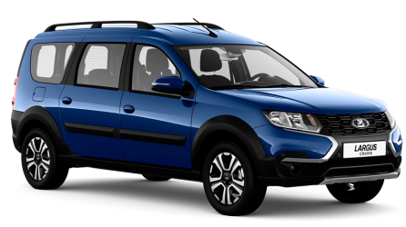Синяя LADA Largus Cross [Кросс]