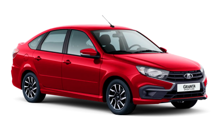 Бордовая LADA Granta Sportline Лифтбек